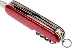 Victorinox Climber Rojo Transparente 1.3703.T Navaja Suiza -Tienda Barata Cuchillos VT1 3703 T 04 victorinox vt1 3703 t 04