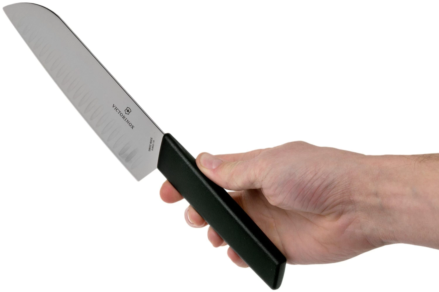 Victorinox Swiss Modern Santoku 17 Cm, Negro 8 Victorinox Swiss Modern Santoku 17 Cm, Negro - Imagen 6