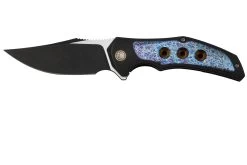 WE Knife Magnetron Black Titanium Flamed Titanium, Black Stonewashed CPM 20CV WE18058-4 Navaja