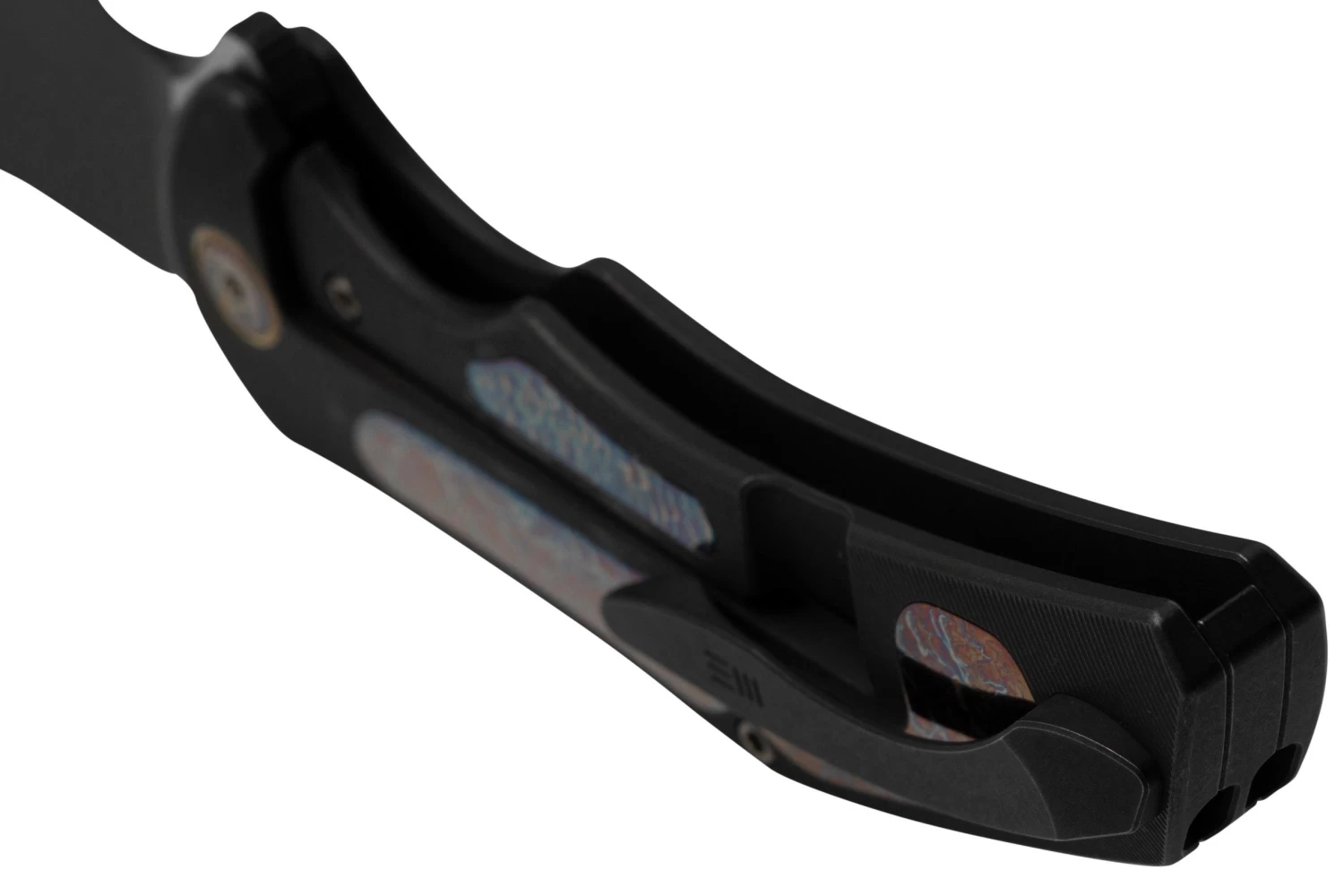 WE Knife Magnetron Black Titanium Flamed Titanium, Black Stonewashed CPM 20CV WE18058-4 Navaja 6 WE Knife Magnetron Black Titanium Flamed Titanium, Black Stonewashed CPM 20CV WE18058-4 Navaja - Imagen 4