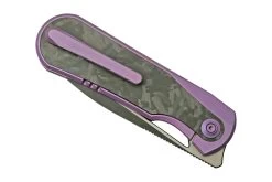 WE Knife Baloo WE21033-3 Purple Titanium/Grey Carbonfiber, Navaja -Tienda Barata Cuchillos WKWE21033 3 06 we