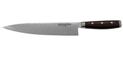 Yaxell Super Gou 37141, Cuchillo De Chef De Acero Damasco De 161 Capas, 24 Cm